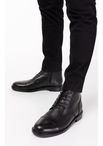 Deri, Içi Kürklü, Erkek Deri Bot