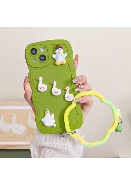 Iphone 13 Koyu Yeşil Için Dalga Edge Ördek Silikon Kılıf (Yurt Dışından) fiyatları