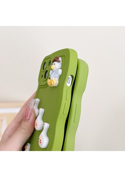 Iphone 13 Koyu Yeşil Için Dalga Edge Ördek Silikon Kılıf (Yurt Dışından) fırsatları