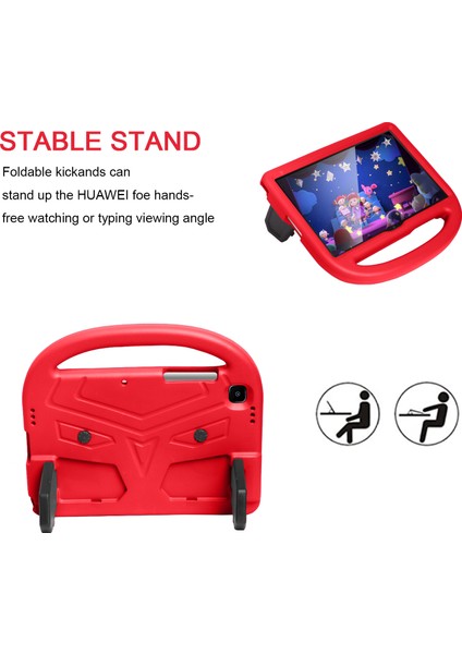 Galaxy Tab A Için Tablet Kılıfı - Kırmızı (Yurt Dışından) fırsatları