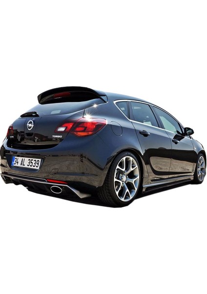 Paşa Tuning Opel Astra J Hb (2010-2012) Makyajsız Arka Tampon Eki - Difüzör (Plastik)