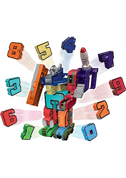 Pocket Morphers Dönüşebilen Numaralar 10'lu Set