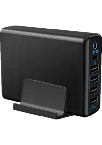 1.6 M Uzatma Kablosu Çok Portlu Şarj Qc3.0 Hızlı Şarj 5 Portlu USB Cep Telefonu Şarj Cihazı PD20W Cep Telefonu Şarj Kafası (Yurt Dışından) fırsatları
