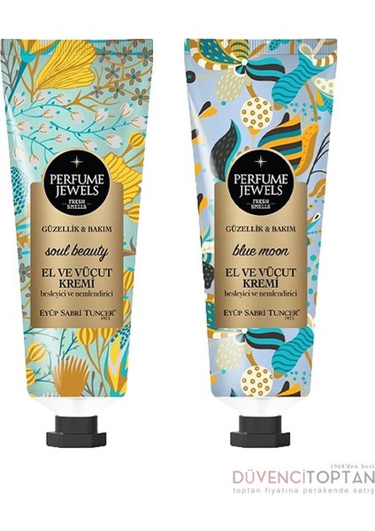 Perfume Jewels Soul Beauty ve Blue Moon El ve Vücut Kremi 50 ml