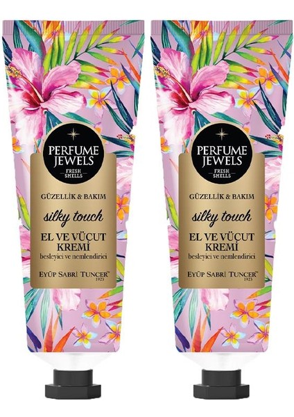 Pj El ve Vücut Kremi Silky Touch Tüp 50 ml x 2