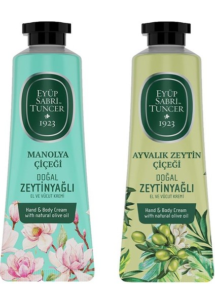 El ve Vücut Kremi Manolya Çiçeği ve Ayvalık Zeytin Çiçeği 50 ml