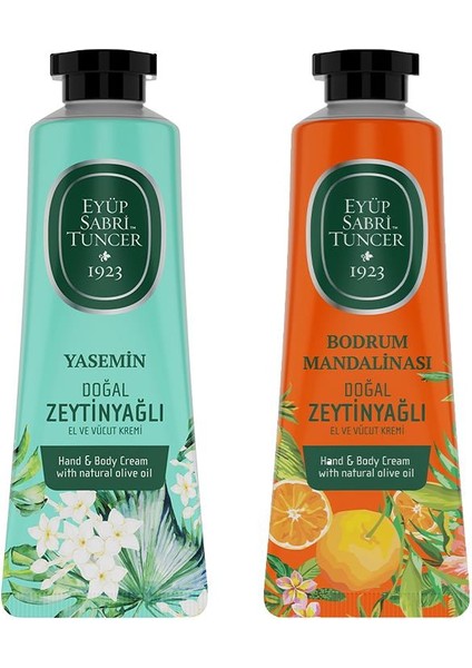 El ve Vücut Kremi Yasemin ve Bodrum Mandalinası 50 ml