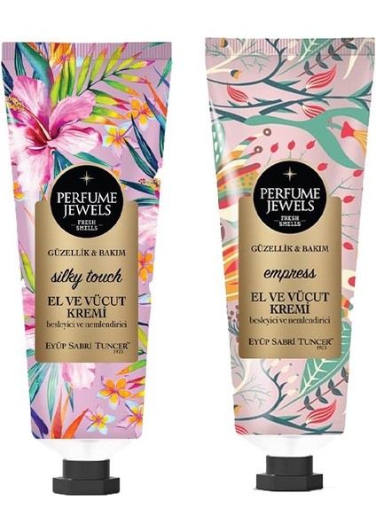 Pj El ve Vücut Kremi Silky Touch ve Empress Tüp 50 ml