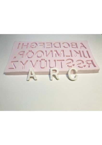 Harfler Silikon Kalıbı