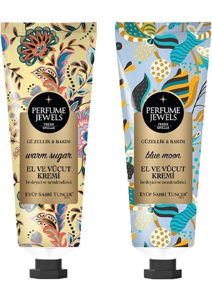 Pj El ve Vücut Kremi Warm Sugar ve Blue Moon 50 ml Tüp