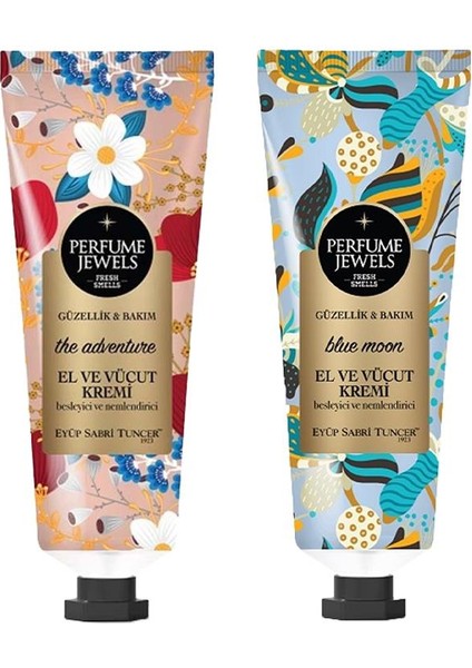 Perfume Jewels The Adventure ve Blue Moon El Kremi 50ML