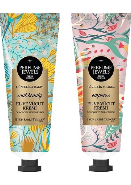 Perfume Jewels Soul Beauty ve Empress El ve Vücut Kremi 50 ml