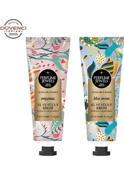 Perfume Jewels Empress ve Blue Moon El Kremi 50 ml