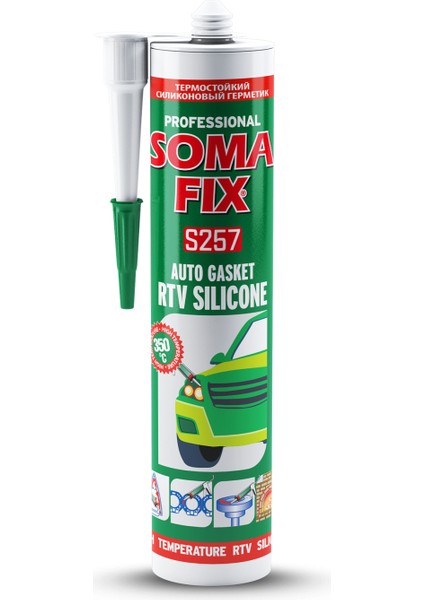 Somafıx Rtv Kırmızı Silikon 280 ml S257