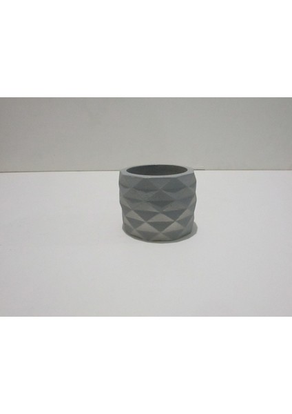 Geometrik Desen Saksı Silikon Kalıbı (Mum, Kokulutaş , Sabun Kalıbı) modelleri