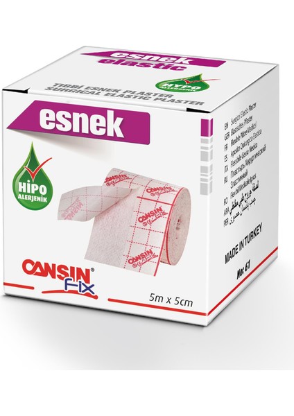 Flaster Fix Esnek 5cmx5m - No:61