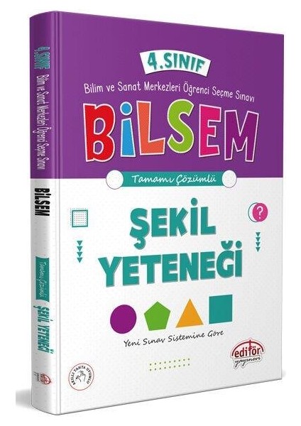 4. Sınıf Bilsem Tamamı Çözümlü Şekil Yeteneği