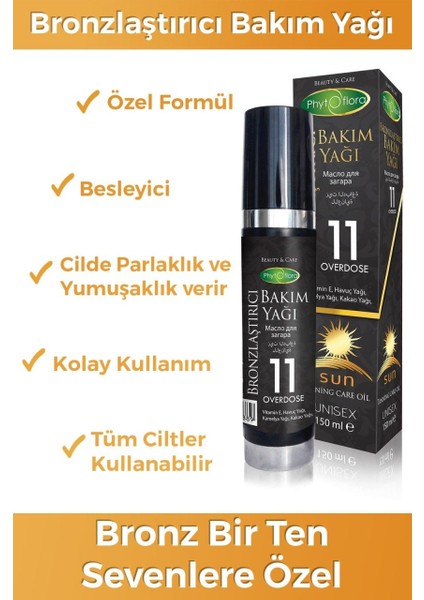 Bronzlaştırıcı Bakım Yağı 150 ml
