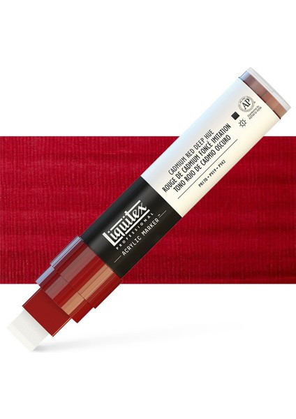: Professional Akrilik Markör : Kesik Uç (15 Mm) : Cadmium Red Deep Hue 311