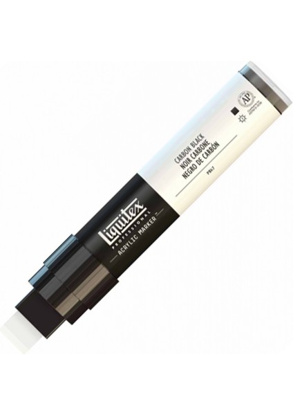 : Professional Akrilik Markör : Kesik Uç (15 Mm) : Carbon Black 337
