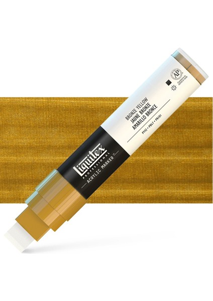 : Professional Akrilik Markör : Kesik Uç (15 Mm) : Bronze Yellow 530
