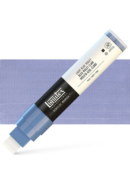 : Professional Akrilik Markör : Kesik Uç (15 Mm) : Light Blue Violet 680