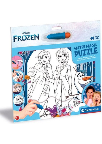 - 30 Parça Water Magic Frame Puzzle - Frozen 2 22705