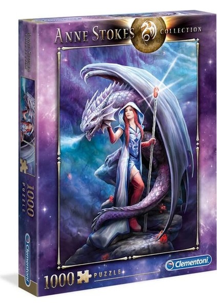 - 1000 Parça Anne Stokes Yetişkin Puzzle - Dragon Mage 39525