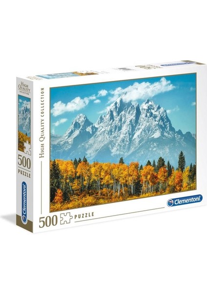 - 500 Parça High Quality Collection Yetişkin Puzzle - Grand Teton In Fall 35034