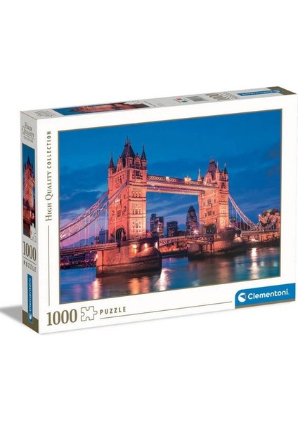 - 1000 Parça High Quality Collection Yetişkin Puzzle - Tower Bridge At Night 39674
