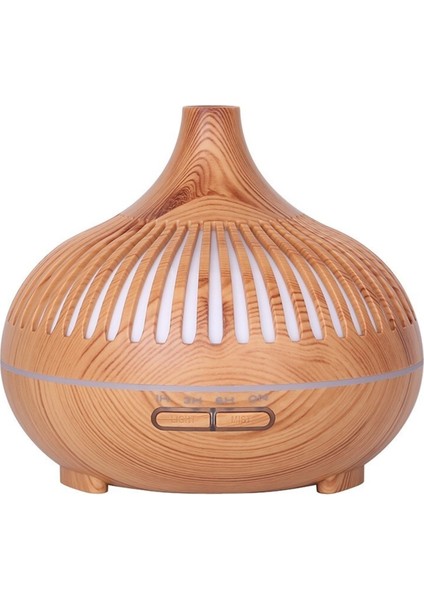 Aroma Difüzörü Buhar Ultrasonik 7 Renk Led Işıklı Aromatik Oda Kokusu Hava Nemlendirici 550 Ml