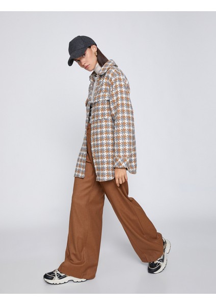 Kazayağı Desenli Shacket