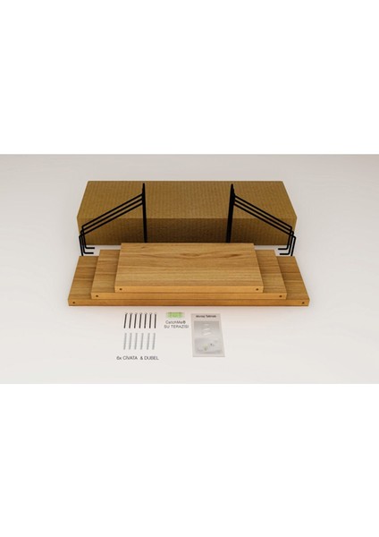 3'lü Duvar Rafı Uçan Raf Seti modelleri