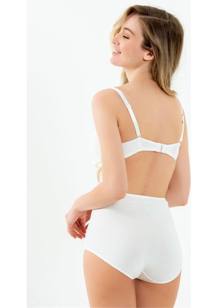 680 Dantelli Yüksel Bel Külot-Ekru fiyatları