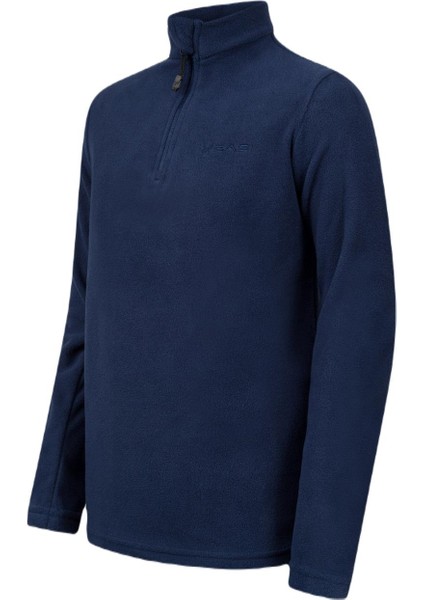 Potra Yarım Fermuarlı Çocuk Polar Sweatshirt Lacivert fırsatları
