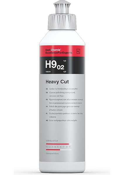 Koch Chemıe H9.02 Heavy Cut  Ağır Çizik Çıkarıcı Pasta  250 ml