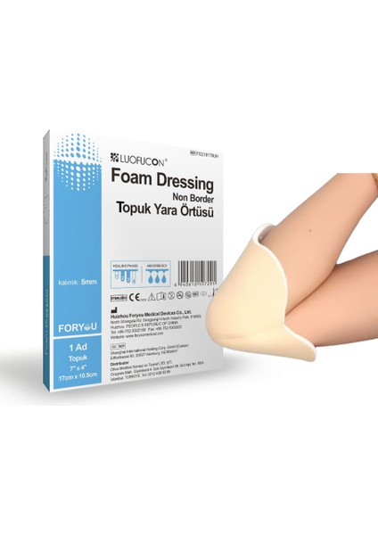 Luofucon® Köpük Foam Topuk Yara Örtüsü Dirsek Pansumanı Ayak Ped, 1 Adet fırsatları