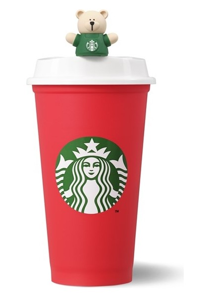 Starbucks® Reusable Bearista Bardak Tıkacı - 11137681