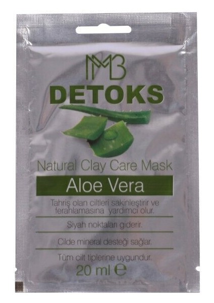 Detoks Aloe Vera Maske 24 Adet