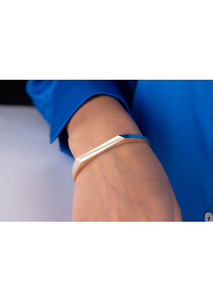 Asimetrik Minimal Kelepçe Bileklik 14 Ayar Altın indirimleri