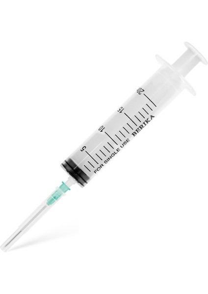 Steril Enjektör 20 ml Luer Lock Yeşil 20 cc 25 Adet