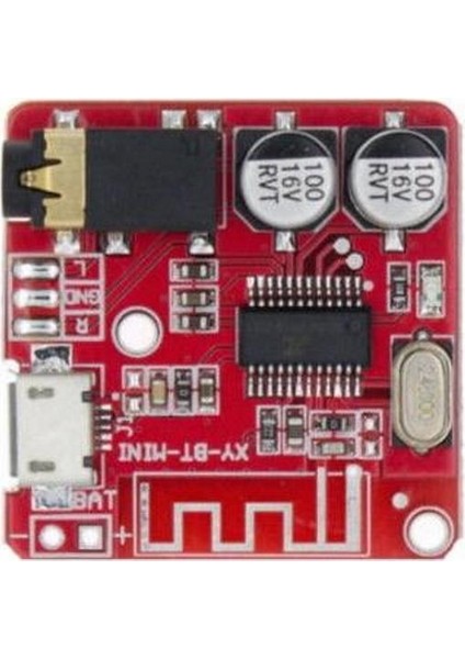 Sanec Bluetooth 4.1 Ses Alıcı (Audio) Modülü - Kablosuz Stereo Müzik Modülü - Kırmızı fiyatları