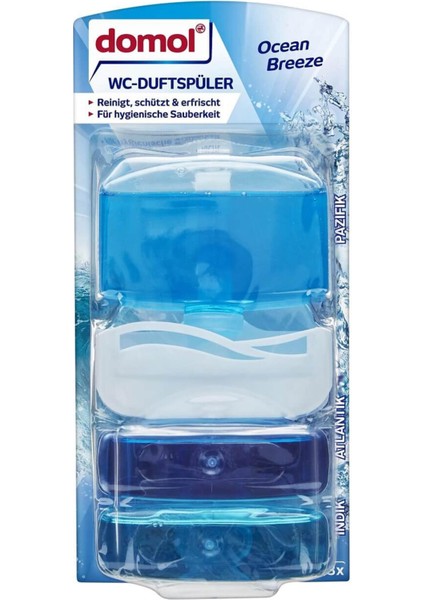 Domol Jel Tuvalet Koku Giderici Okyanus Esintisi 3X55 ml