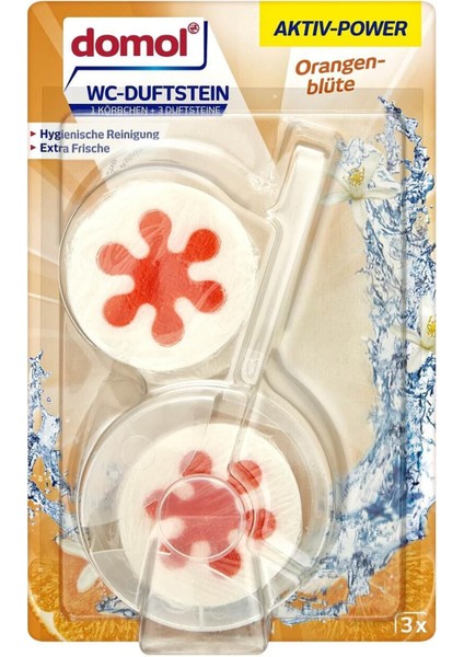 Domol Wc Kokusu Klozet Blok Portakal Çiçeği 135 gr