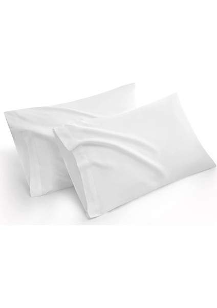 Beyaz Bebek Yastık Kılıfı %100 Pamuklu Kapaklı - Premium Quality Baby Pillow Cover