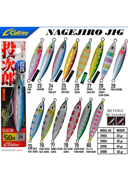 Cultiva 31994 Nagejiro  Jig 30G-80