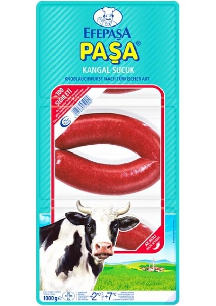 Paşa Kangal Sucuk %100 Sığır Eti 1 kg