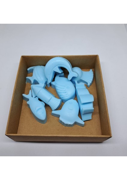 Deniz Canlıları Süs Sabunu - Mavi Ort. 4,5cm
