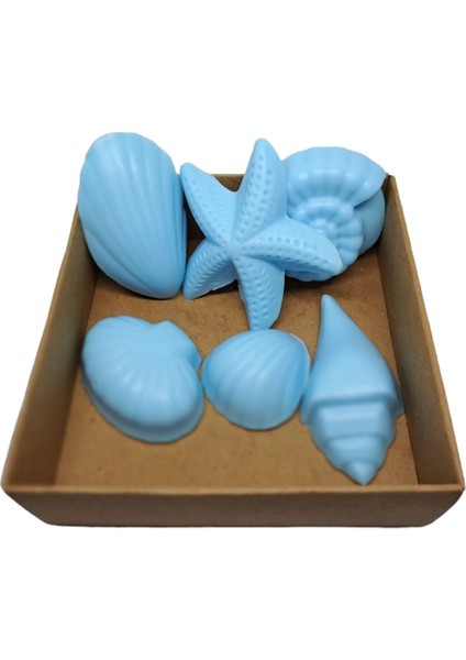 Deniz Kabukluları Süs Sabunu - Mavi Ort.4cm/6cm fiyatları