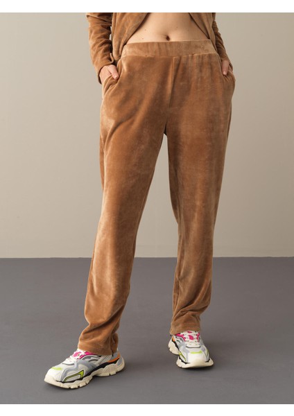 Kadın Camel Kadife Sweat Pantolon fiyatları